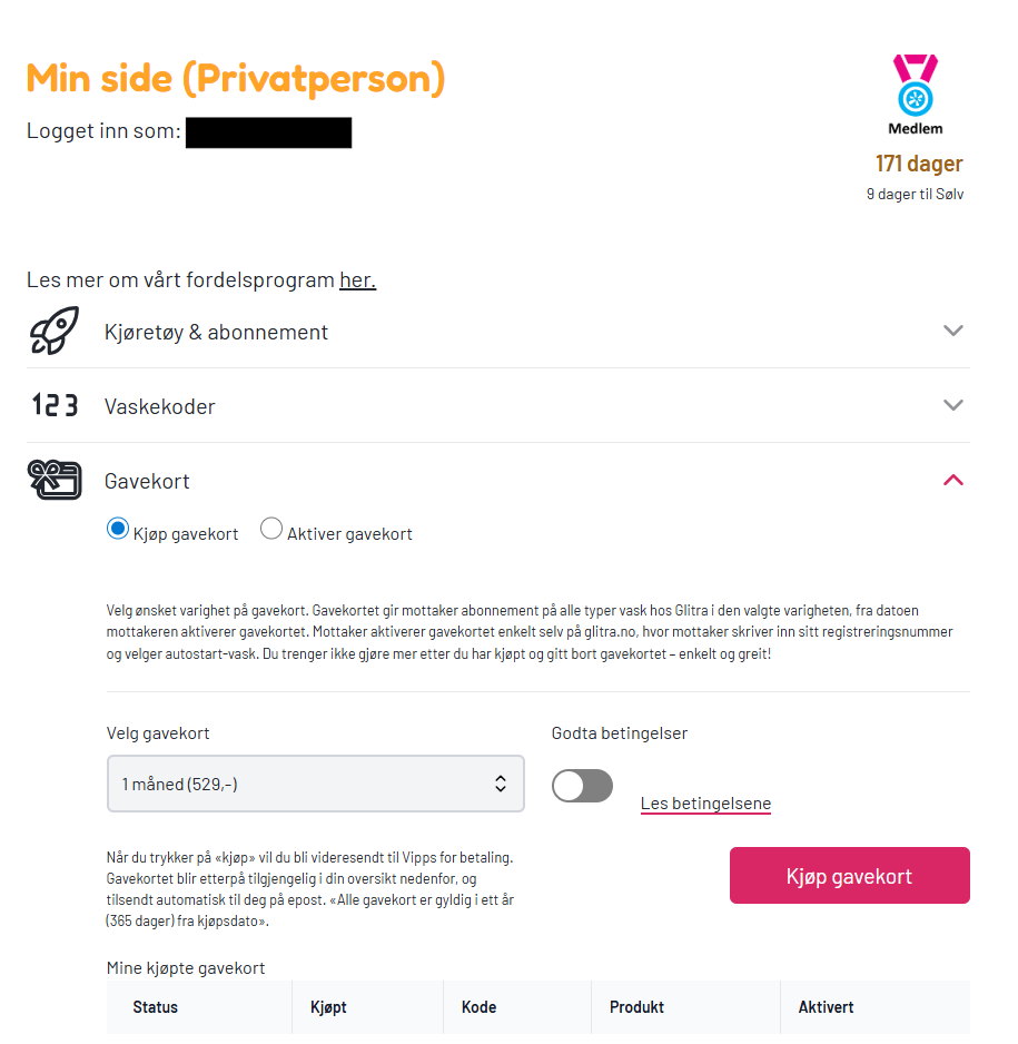 Gavekort Sept25